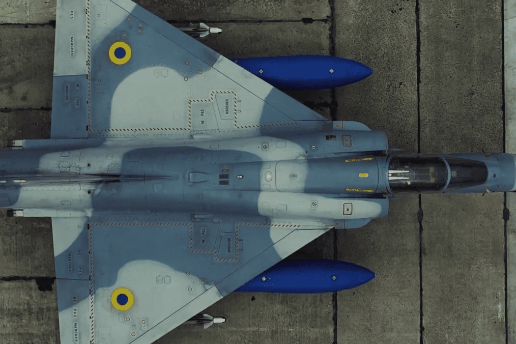 Ukrainian Air Force Mirage-2000 fighter jet, supplied by France. (Source: Ukrainian Air Force)