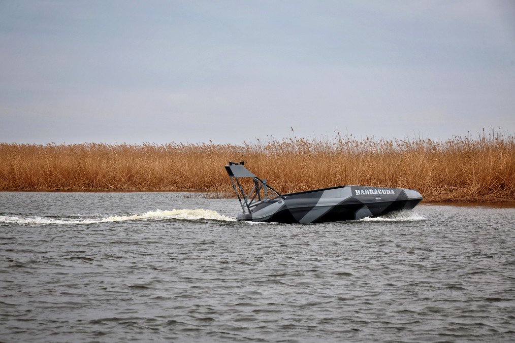 A Barracuda unmanned surface vessel during testing in southern Ukraine, March 30, 2026. (Source: Getty Images) A Barracuda unmanned surface vessel during testing in southern Ukraine, March 30, 2026. (Source: Getty Images)
