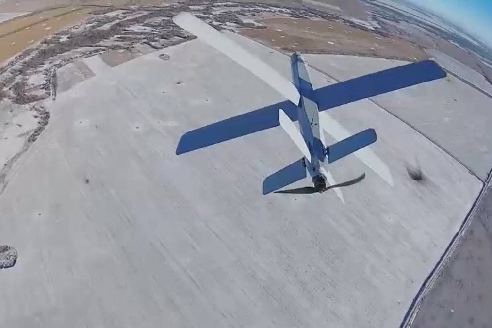 Ukrainian FPV Drone Takes Down Russian Lancet UAV Mid-Air, Video