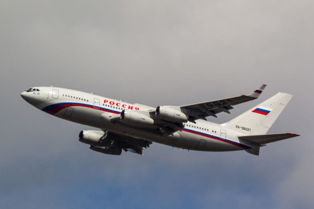 The Ilyushin Il-96-300PU widebody jet airplane of Rossiya State Airline. (Source: Getty Images)
