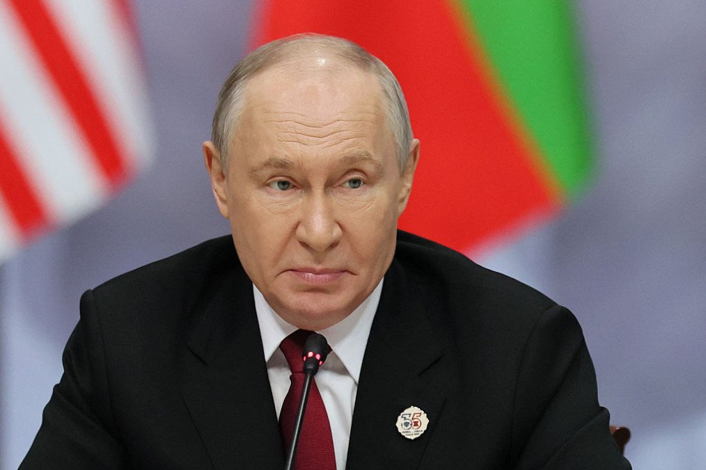 Russia’s leader Vladimir Putin in the central Russian city of Kazan on June 18, 2026. (Source: Getty Images)