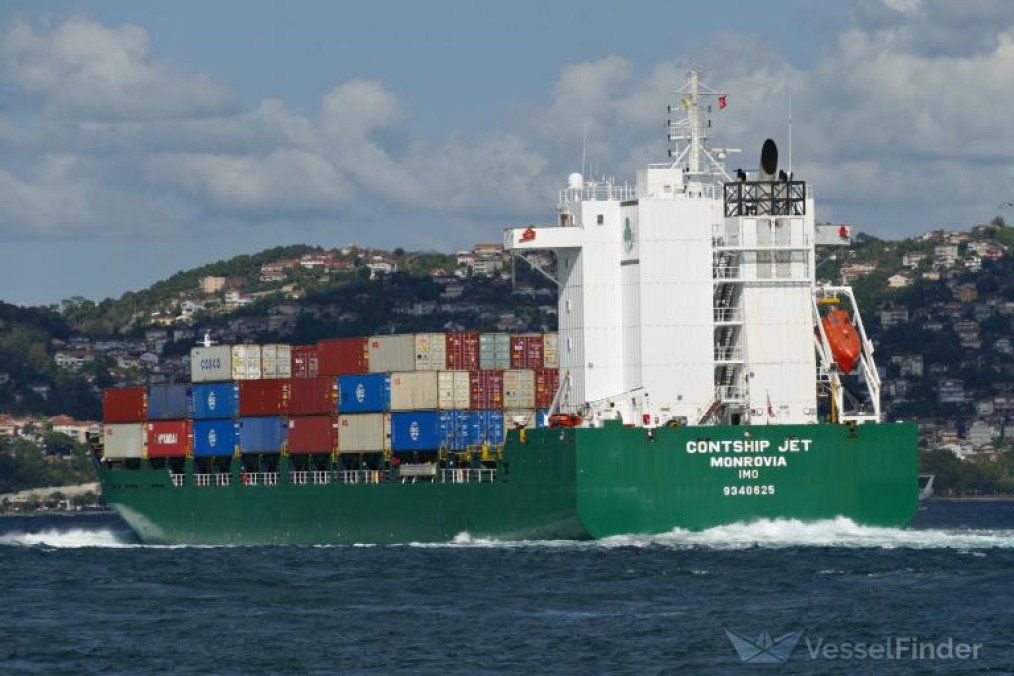A container ship CONTSHIP JET. Illustrative photo. (Source: VesselFinder) A container ship CONTSHIP JET. Illustrative photo. (Source: VesselFinder)