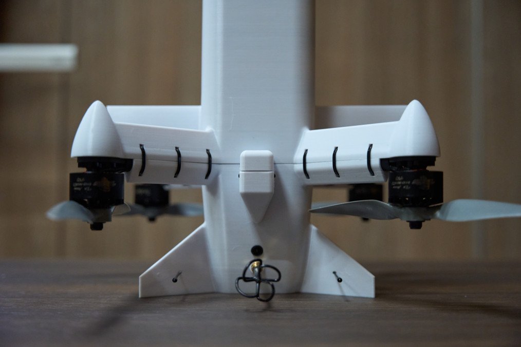 Prototype of an interceptor drone developed by Amazing Drones, to be scaled in cooperation with Terra Drone. (Source: Mykyta Shandyba, UNITED24 Media)