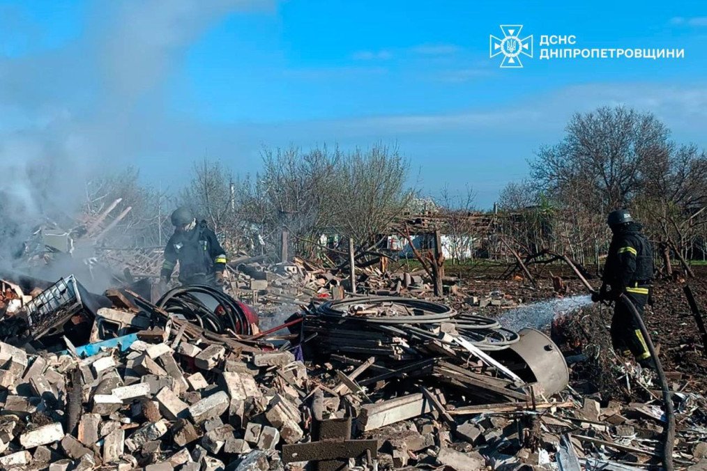 Dnipropetrovsk region after the Russian strike. (Source: SES of Dnipropetrovsk region)
