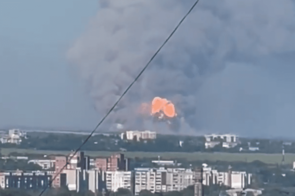 A massive explosion at a Russian facility. Illustrative image. (Photo: open source)