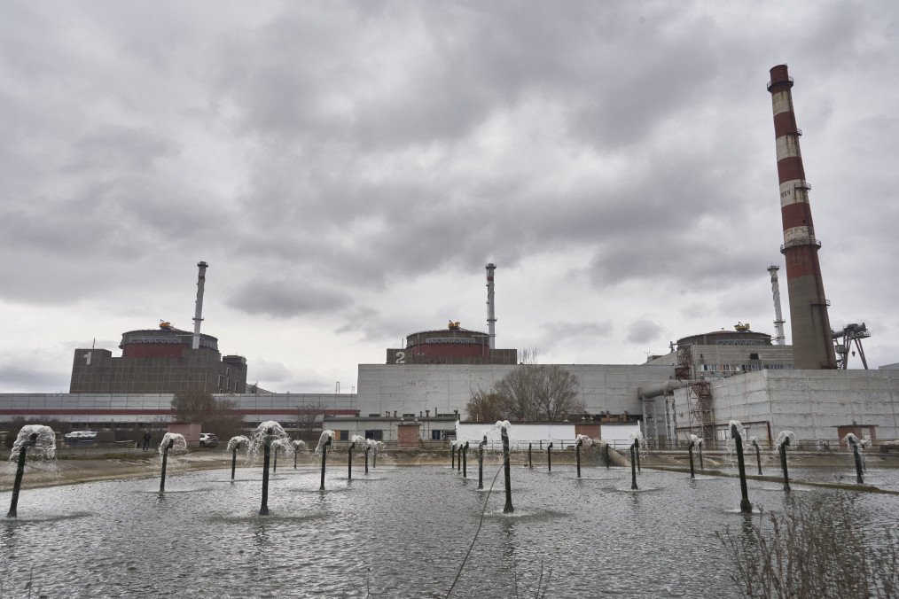A view of the Russian-occupied Zaporizhzhia Nuclear Power Plant in Ukraine's Zaporizhzhia region, March 29, 2023. (Source: Getty Images)