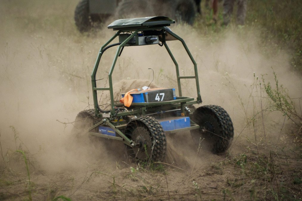 Ukraine Upgrades Plastun Robotic Complex With 100 kg Payload and Solid-State Batteries Updated UGV “Plastun”. (Photo: Trident Tech)