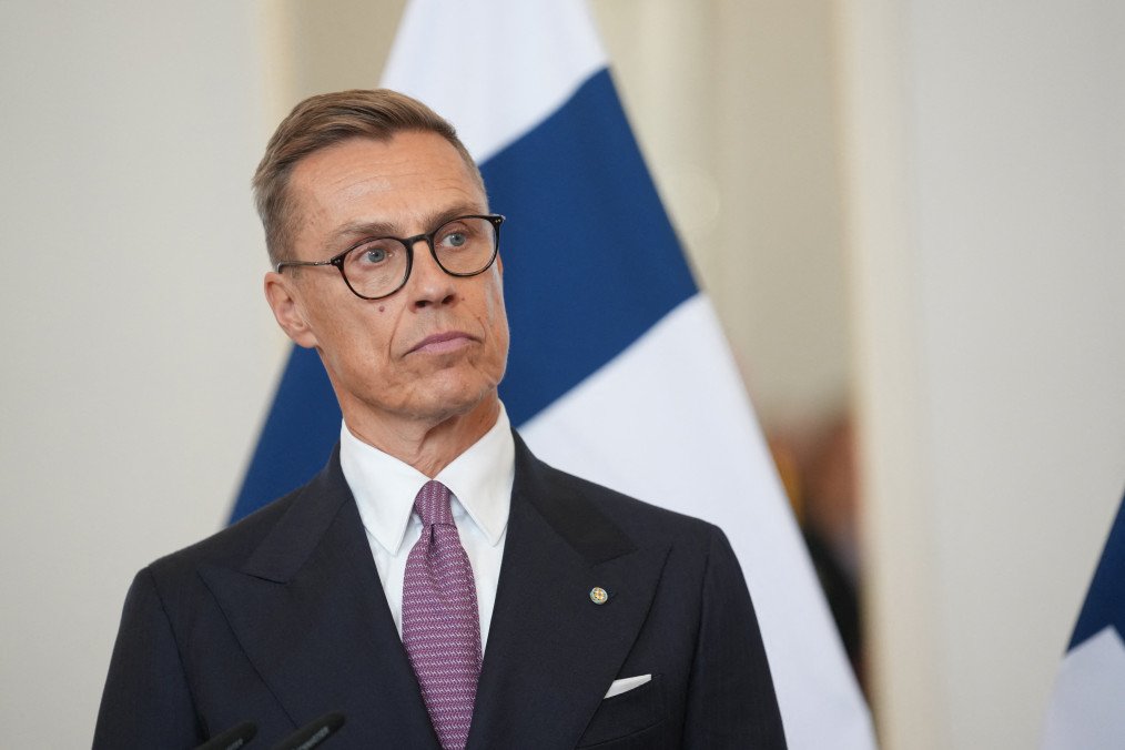 Finland's President Alexander Stubb looks on during a joint press conference after talks with Latvia's President at Riga Castle, in Riga, on September 16, 2025. (Source: Getty Images) Finland's President Alexander Stubb looks on during a joint press conference after talks with Latvia's President at Riga Castle, in Riga, on September 16, 2025. (Source: Getty Images)