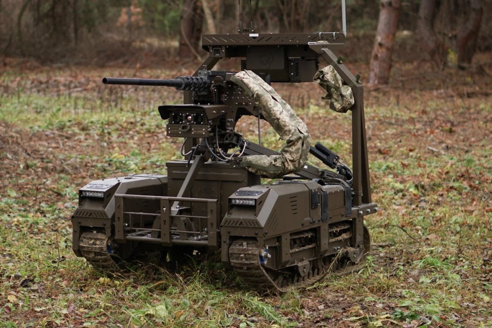 Ukrainian Droid TW 12.7 unmanned ground system. (Source: DevDroid)