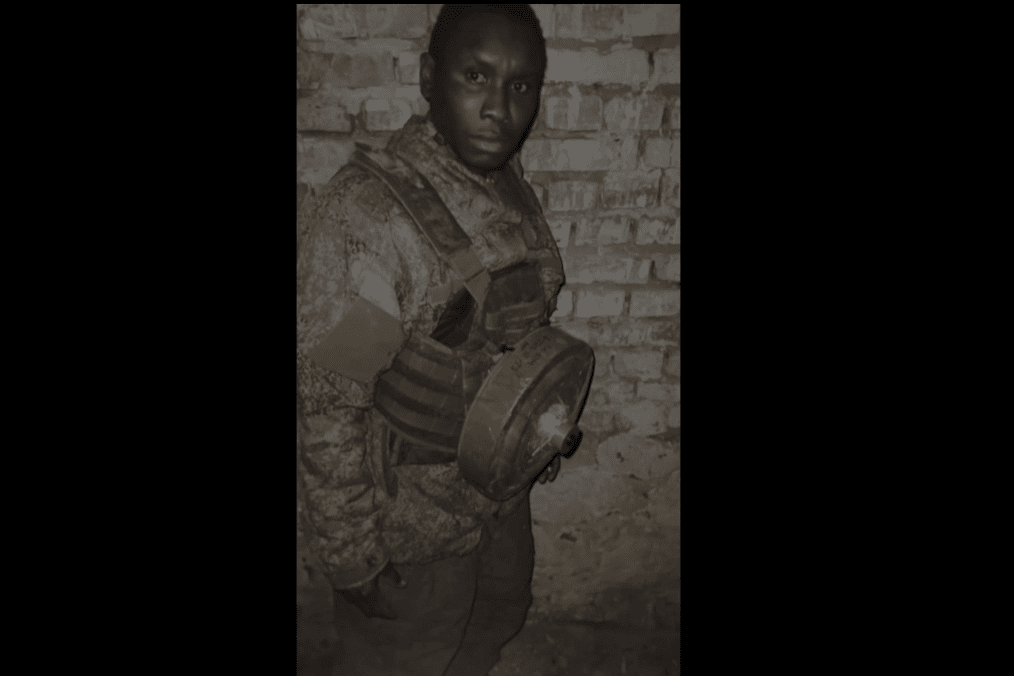 Russian Troops Accused of Hazing African Mercenary, Forcing Him Forward With Mine Attached, Video