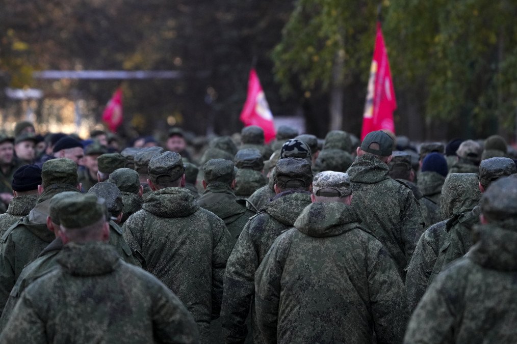 Russian citizens drafted during the partial mobilization. (Source: Getty Images)