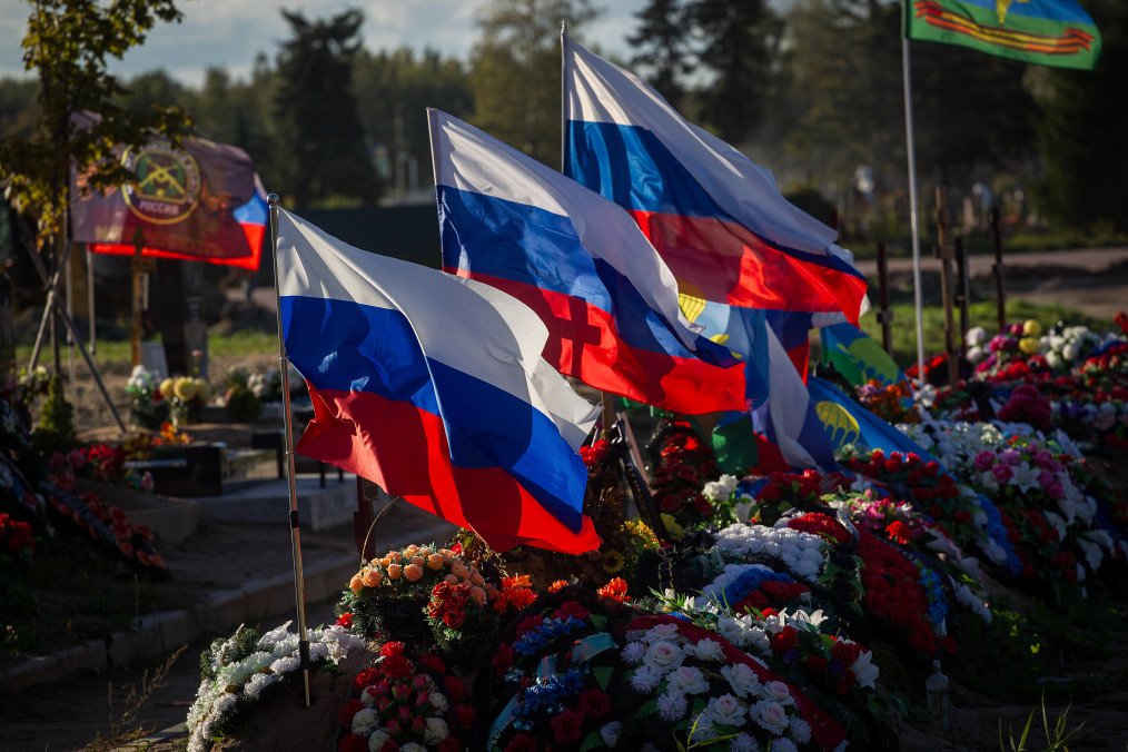 Graves of Russian soldiers killed in Ukraine at the Southern Cemetery in St. Petersburg, Russia, September 21, 2023. (Source: Getty Images) Graves of Russian soldiers killed in Ukraine at the Southern Cemetery in St. Petersburg, Russia, September 21, 2023. (Source: Getty Images)