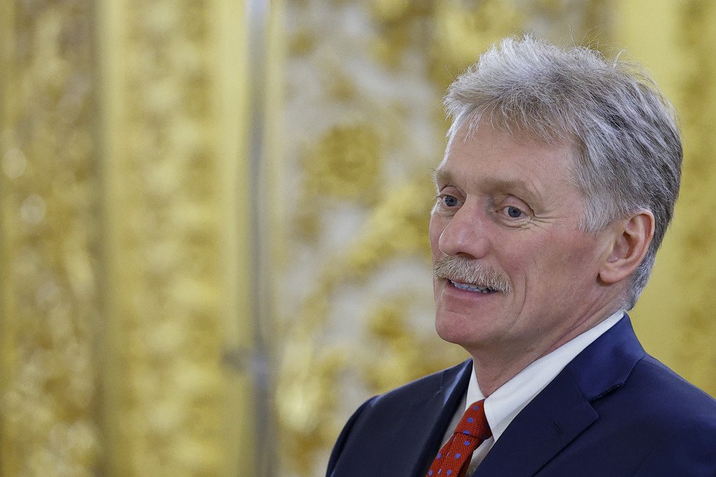 Kremlin spokesperson Dmitry Peskov attends the Supreme Eurasian Economic Council meeting during the Eurasian Economic Union (EAEU) summit in Moscow, May 8, 2024. (Source: Getty Images)