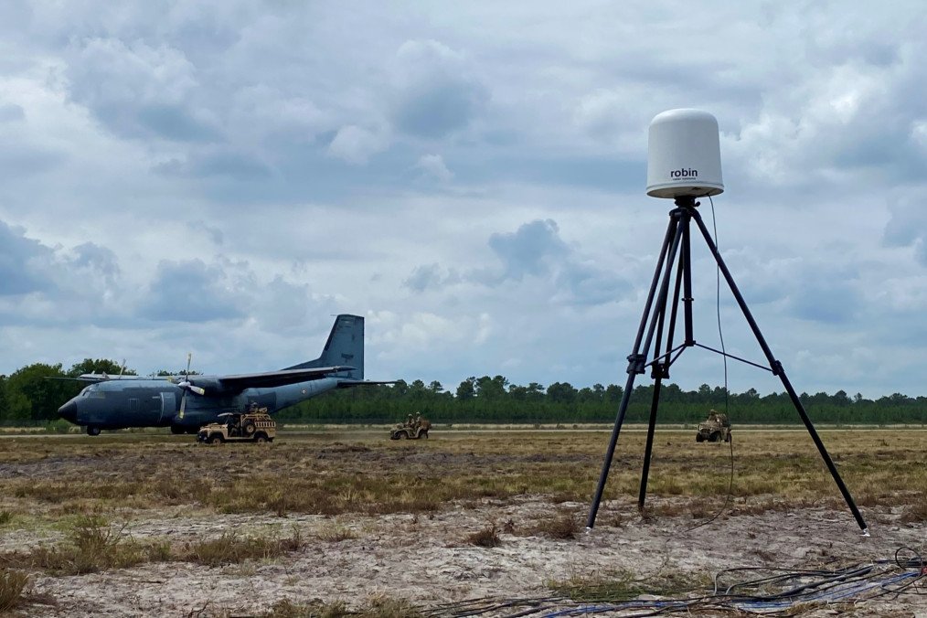 Robin Radar IRIS on the Dutch military base. (Source: The Dutch Ministry of Defense) Robin Radar IRIS on the Dutch military base. (Source: The Dutch Ministry of Defense)