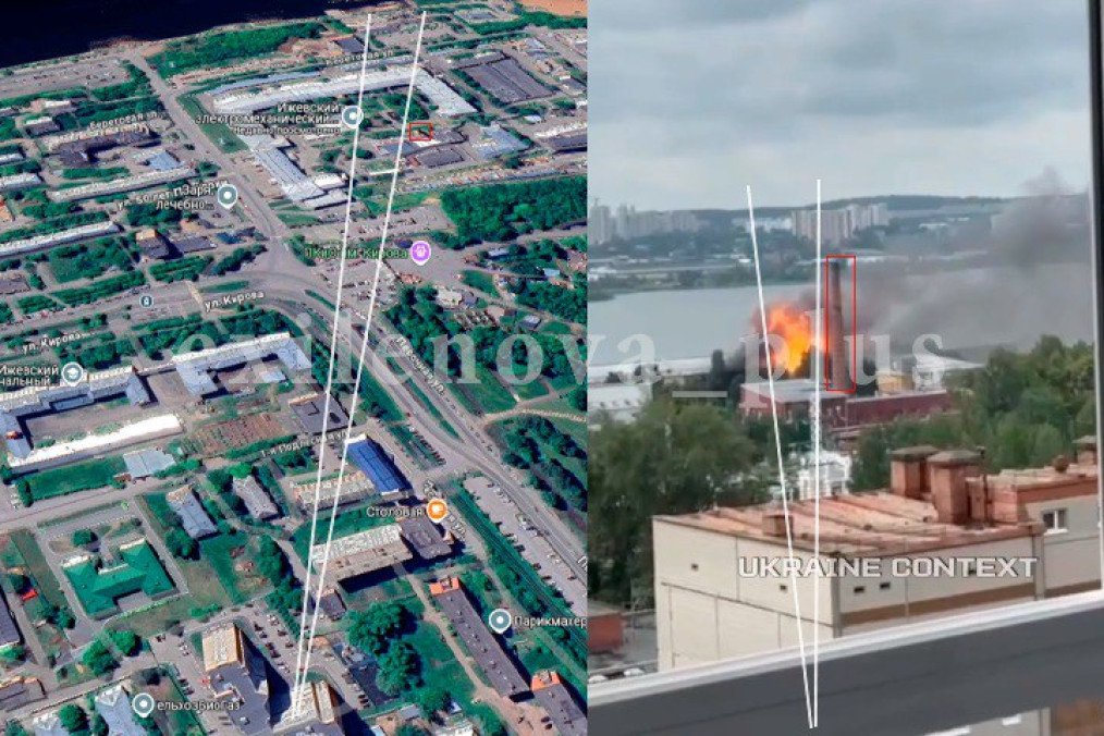 Ukrainian Lyutiy Drones Strike Kupol Air-Defense Plant in Russia