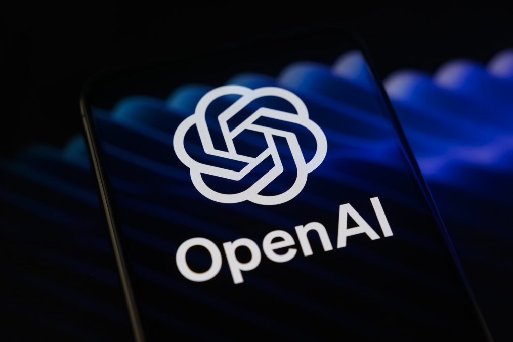 The OpenAI logo is displayed on a smartphone screen in Creteil, France, on April 16, 2026. Illustrative photo. (Source: Getty Images)