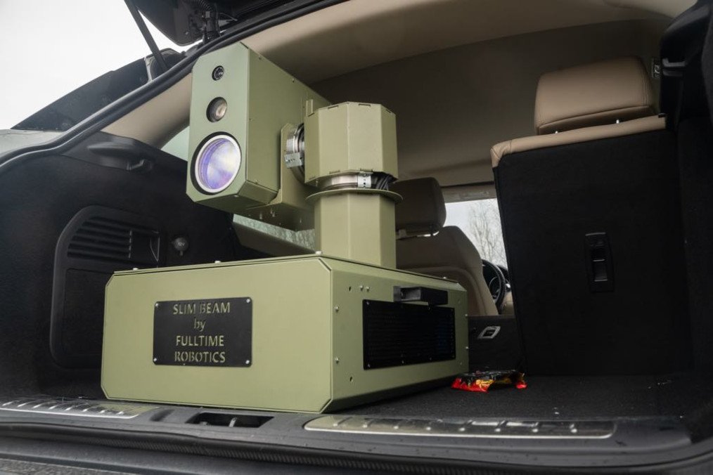 Ukraine’s Fulltime Robotics Unveils “Slim Beam” Laser Turret to Neutralize Drones and More Ukraine’s Fulltime Robotics Unveils “Slim Beam” Laser Turret to Neutralize Drones and More