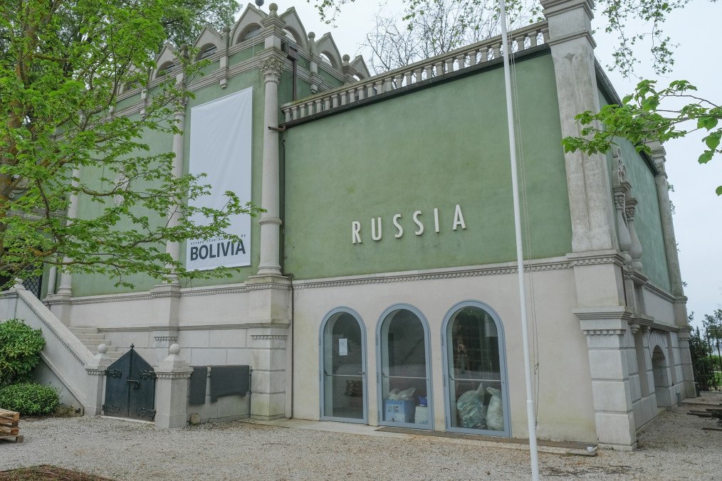 Russia's pavilion this year has been loaned to Bolivia during the 60th Biennale Art 2024 on April 16, 2024 in Venice, Italy. Illustrative photo. (Source: Getty Images)