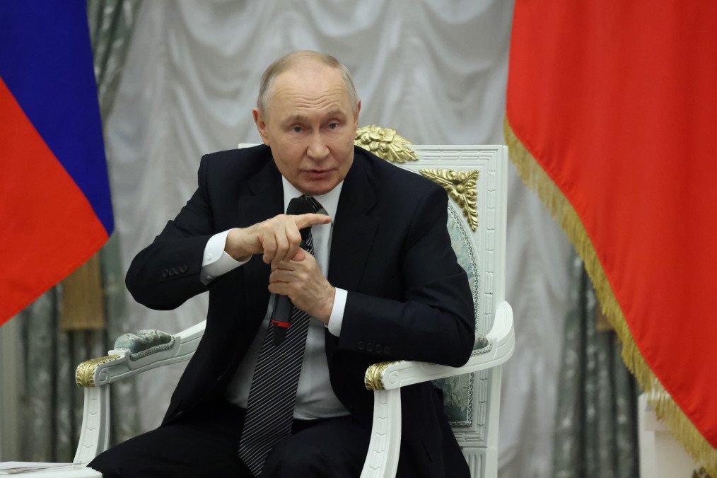 Putin Signs Law Authorizing Overseas Troop Deployments Under Pretext of Protecting Russian Citizens Russian leader Vladimir Putin. (Source: Getty Images)