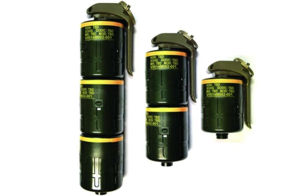 Nammo SOHG modular grenades arranged against a stylized background. (Source: Nammo) Nammo SOHG modular grenades arranged against a stylized background. (Source: Nammo)
