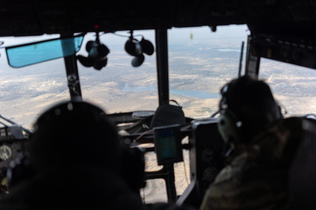 View from a cockpit of the Mil Mi-8 helicopter. (Source: Getty Images)
