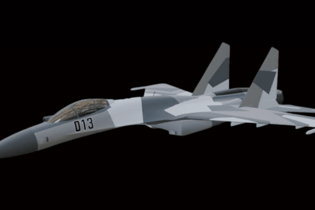 Ucrania identifica 79 empresas tras la producción del Su-35S Avión de combate multipropósito ruso Su-35S en vuelo operacional.