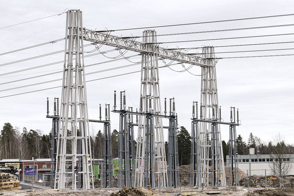 The construction of the Fingrid substation construction site for a Microsoft data center and a Fortum Oyj heat recovery facility, in Espoo, Finland, on March 7, 2025. (Source: Getty Images) The construction of the Fingrid substation construction site for a Microsoft data center and a Fortum Oyj heat recovery facility, in Espoo, Finland, on March 7, 2025. (Source: Getty Images)