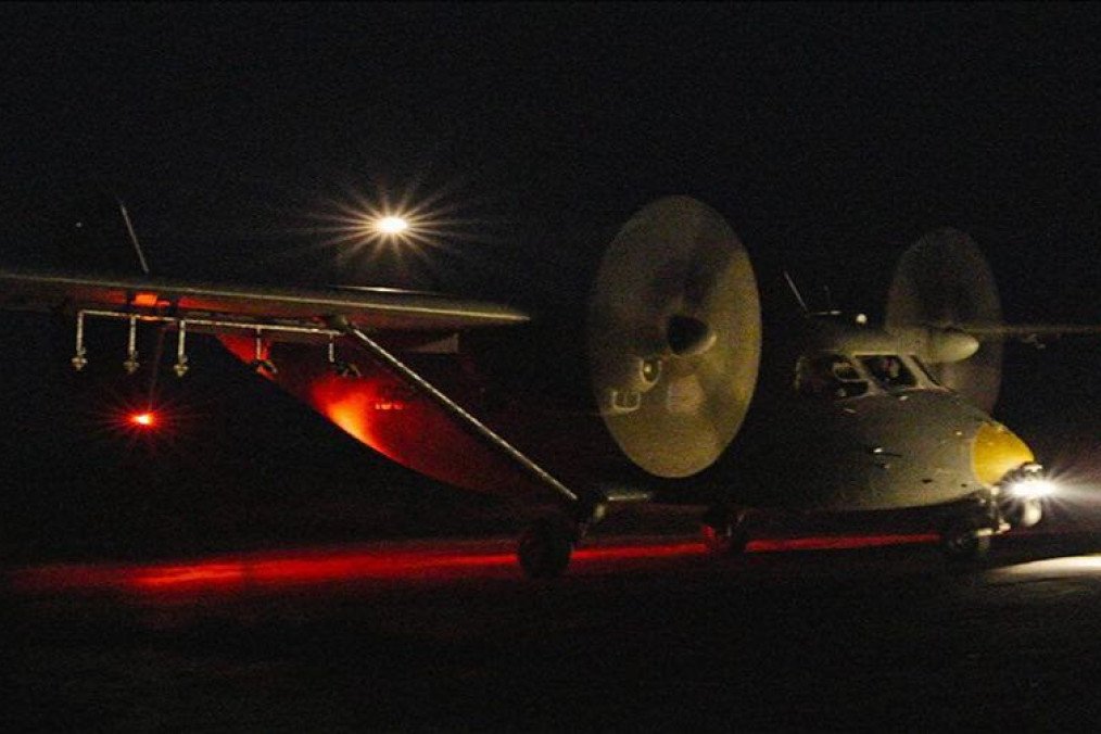Ukrainian An-28 armed with interceptor drones. (Source: aero.tim/Instagram)