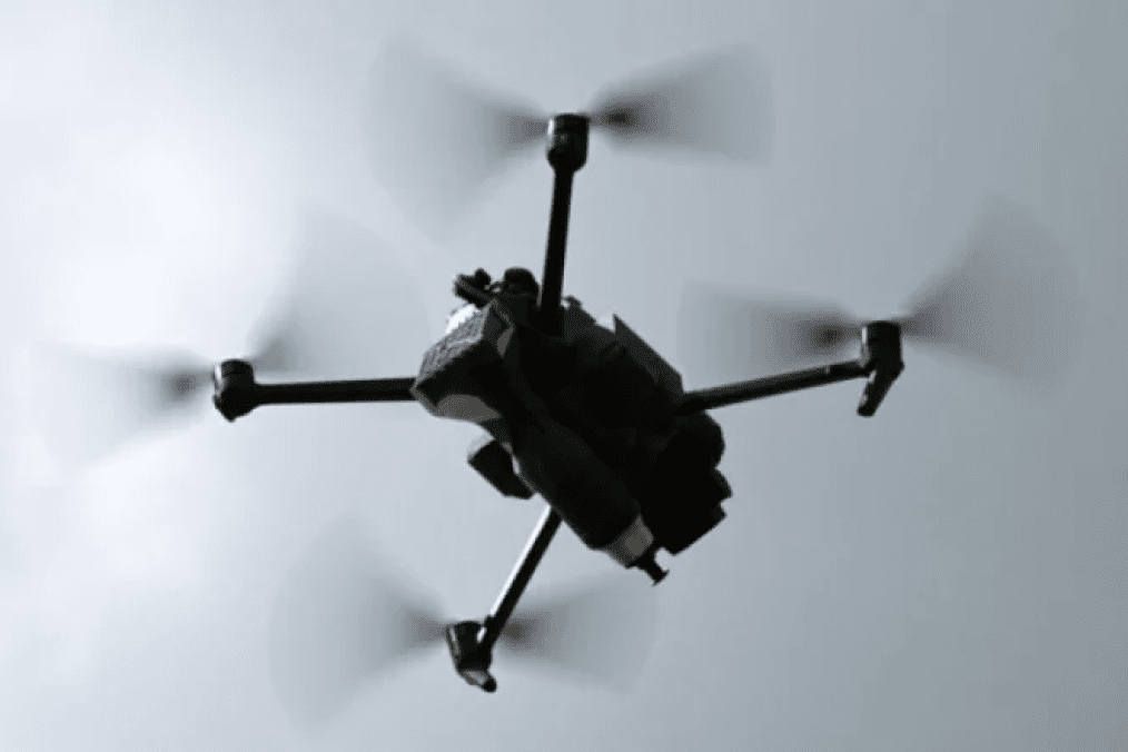 A drone flying in the sky. Illustrative photo. (Source: Getty Images)