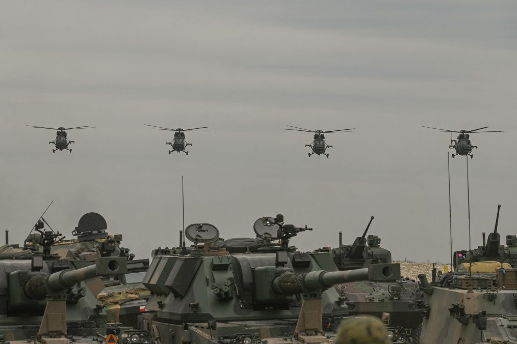 Polish Army W-3 Sokół helicopters during the Anakonda-23 multinational military exercise in Nowa Dęba, Poland, on May 6, 2023. Illustrative photo. (Source: Getty Images) Polish Army W-3 Sokół helicopters during the Anakonda-23 multinational military exercise in Nowa Dęba, Poland, on May 6, 2023. Illustrative photo. (Source: Getty Images)