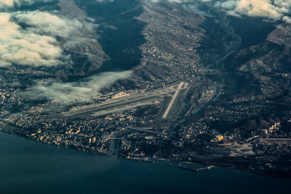 Sochi International Airport at Adler, Russia. (Source: Getty Images)