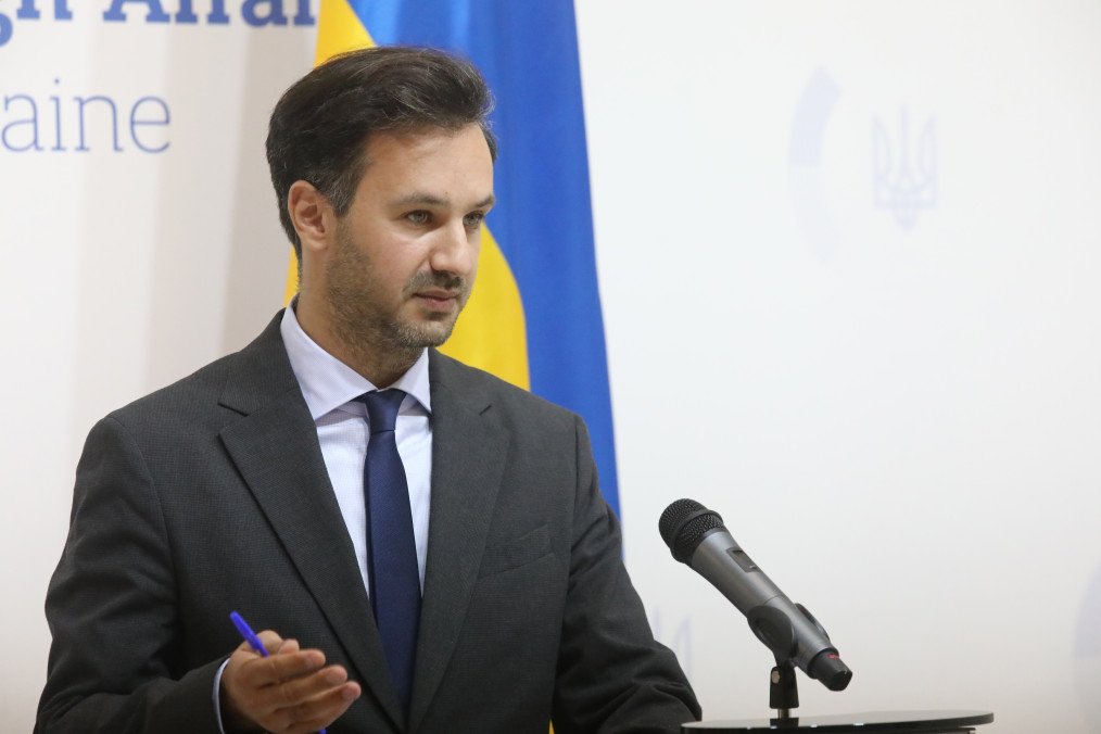 Spokesperson of the Ukrainian Ministry of Foreign Affairs Heorhii Tykhyi. (Source: Getty Images)