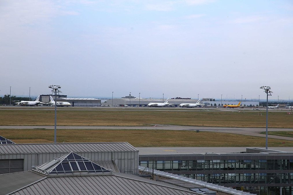 Leipzig/Halle Airport suspended flight operations overnight after an unidentified flying object and a suspicious item were found. (Source: Getty Images)