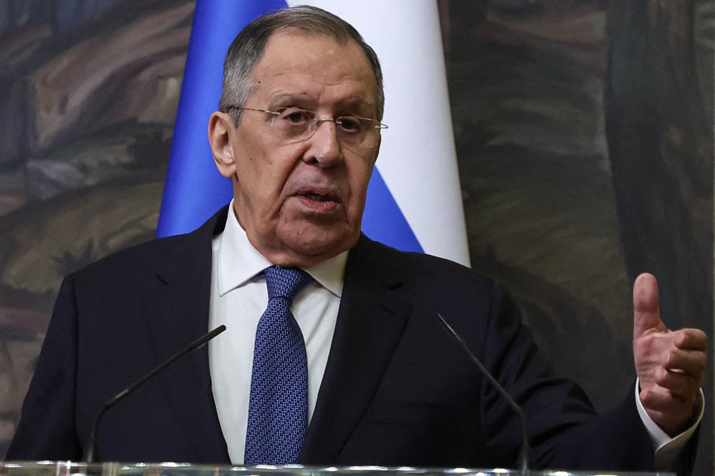 Russian Foreign Minister Sergei Lavrov attends a joint press conference with Madagascar’s Foreign Minister following their talks in Moscow on June 19, 2026. (Source: Getty Images)