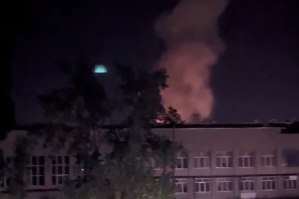 Drone Strike Ignites Fire at Russian Rail Hub Critical to War Effort Drone Strike Ignites Fire at Russian Rail Hub Critical to War Effort