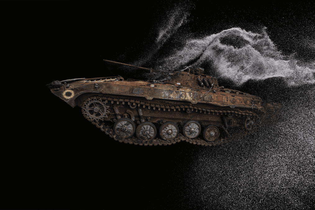 Illustrative image. Destroyed Russian infantry personnel carrier. Illustrative image. Destroyed Russian infantry personnel carrier.