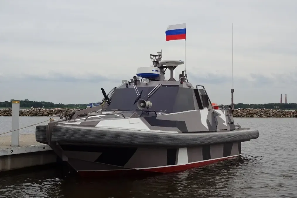Russian unmanned boat “Iskatel.” Illustrative photo. (Source: Militarnyi)