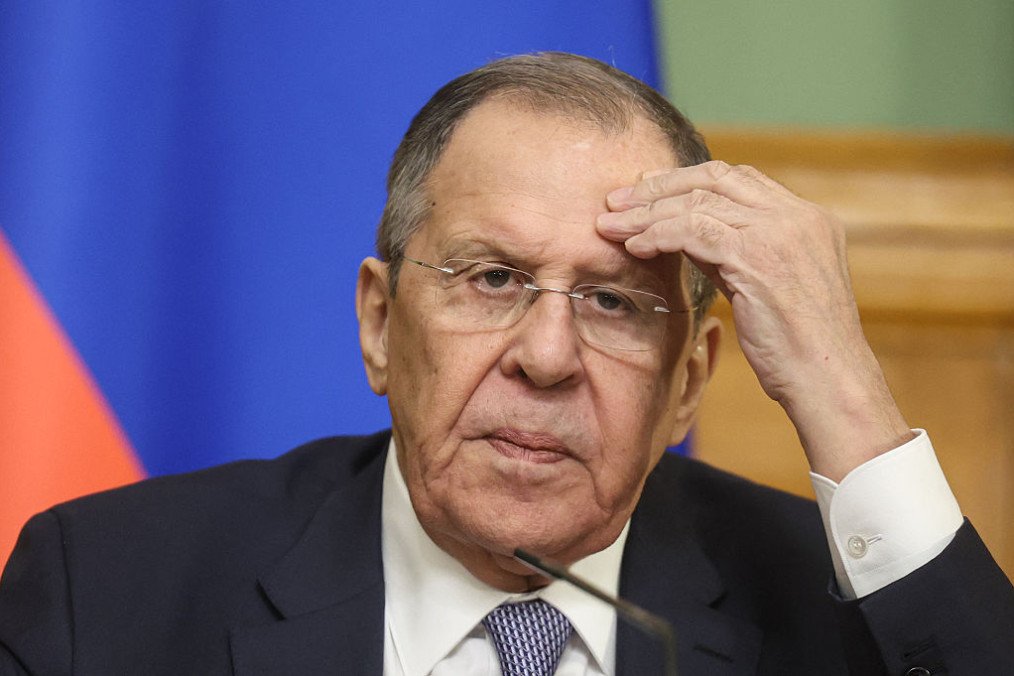 Russian Foreign Minister Sergei Lavrov in Moscow, Russia. (Source: Getty Images)