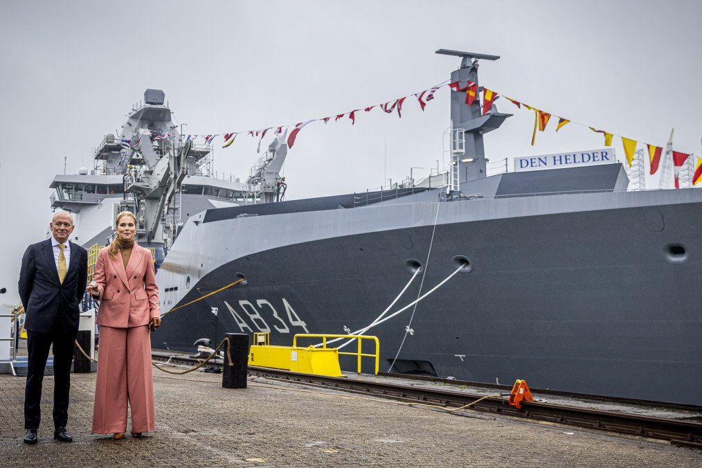 Dutch Navy’s New Warship Den Helder Built With Ukrainian Azovstal Steel Dutch Navy’s New Warship Den Helder Built With Ukrainian Azovstal Steel