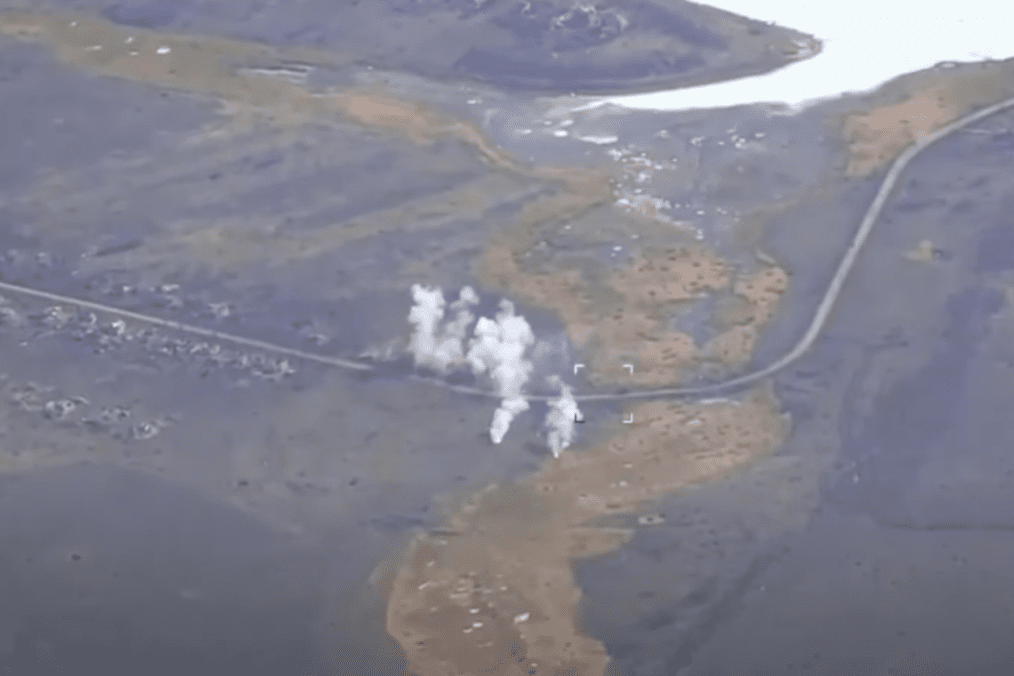 Ukrainian Shark Drone Helps Destroy Russian Osa and Strela-10 Air Defenses in Donetsk Region, Video Ukrainian Shark Drone Helps Destroy Russian Osa and Strela-10 Air Defenses in Donetsk Region, Video