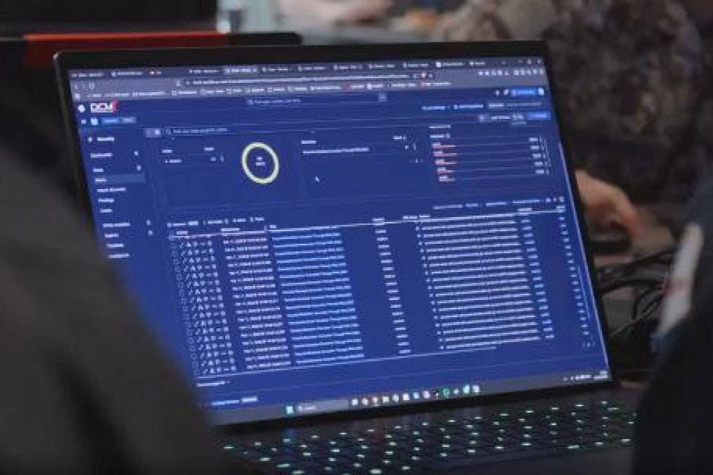 Ukrainian cyber defense specialists monitor system activity during a cybersecurity exercise simulating attacks on military digital infrastructure. (Source: General Staff of the Armed Forces of Ukraine)