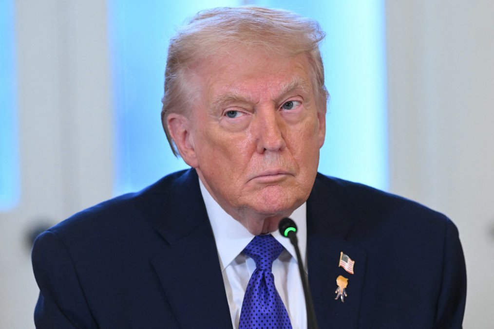 US President Donald Trump looks on during a meeting with US oil companies executives in the East Room of the White House in Washington, DC on January 9, 2026. (Photo: Saul Loeb/AFP via Getty Images)