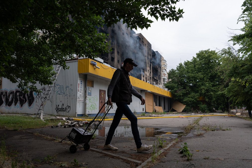The aftermath of the Russian attack on Kherson, Ukraine on June 4, 2026. (Source: Ivan Antypenko/Suspilne News)