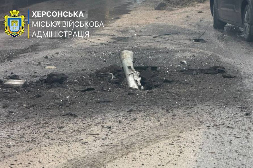 Russian Forces Attack Minibus in Kherson, Killing One and Injuring Several The aftermath of a Russian missile attack in Kherson, Ukraine on January 30, 2025. (Photo: Kherson Regional Military Administration)