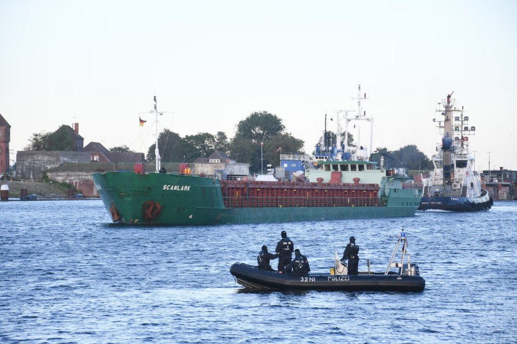 German Forces Seize Cargo Ship Suspected of Launching Russian Spy Drone German Forces Seize Cargo Ship Suspected of Launching Russian Spy Drone