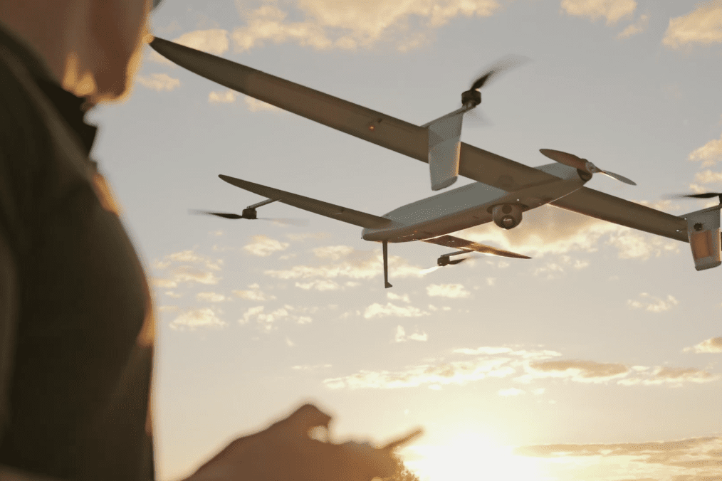 Ukraine’s MERCURY reconnaissance drone, developed by Aviation New Technologies (ANT), in flight. (Source: ANT via YouTube) Ukraine’s MERCURY reconnaissance drone, developed by Aviation New Technologies (ANT), in flight. (Source: ANT via YouTube)