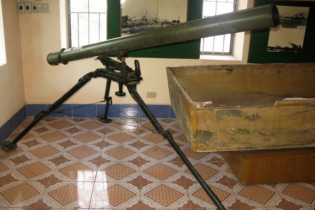 A Grad-P rocket launcher of the Vietnam People’s Army in the Museum of Ho Chi Minh Operation. (Source: Wikimedia)