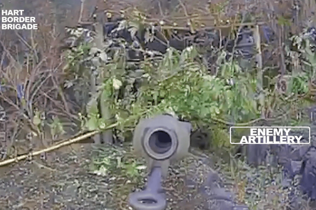 Ukrainian drone operators from the Hart border brigade target Russian equipment in northern Kharkiv region. (Source: 16th Army Corps) Ukrainian drone operators from the Hart border brigade target Russian equipment in northern Kharkiv region. (Source: 16th Army Corps)