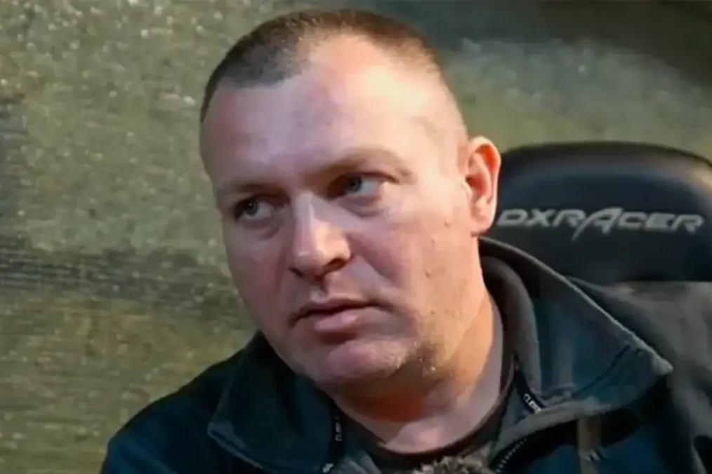 Russian Major General Anton Grunis during an interview. (Source: Russian media)