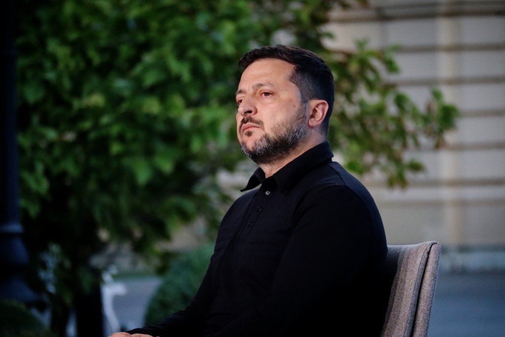 Volodymyr Zelenskyy speaks alongside US envoys Steve Witkoff and Jared Kushner in Kyiv on September 6, 2026. (Source: Getty Images) Volodymyr Zelenskyy speaks alongside US envoys Steve Witkoff and Jared Kushner in Kyiv on September 6, 2026. (Source: Getty Images)